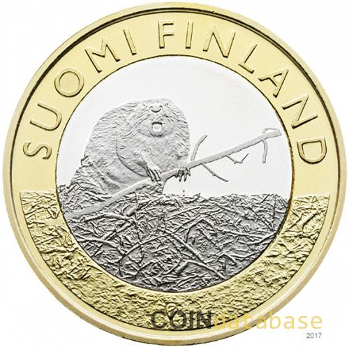 5 € Obverse Image minted in FINLAND in 2015 (Animals of the Provinces)  - The Coin Database