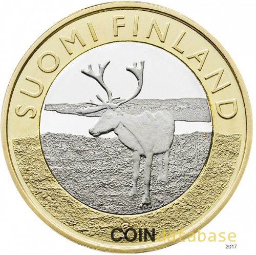 5 € Obverse Image minted in FINLAND in 2015 (Animals of the Provinces)  - The Coin Database