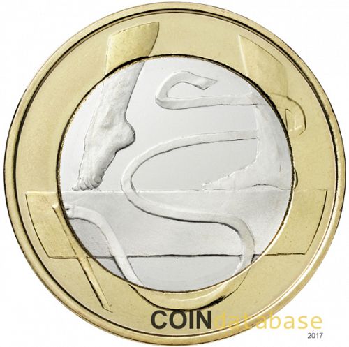 5 € Obverse Image minted in FINLAND in 2015 (Sports)  - The Coin Database