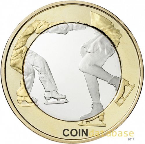 5 € Obverse Image minted in FINLAND in 2015 (Sports)  - The Coin Database