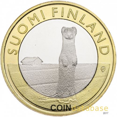 5 € Obverse Image minted in FINLAND in 2015 (Animals of the Provinces)  - The Coin Database
