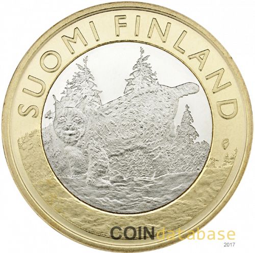 5 € Obverse Image minted in FINLAND in 2015 (Animals of the Provinces)  - The Coin Database