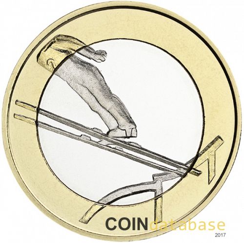 5 € Obverse Image minted in FINLAND in 2016 (Sports)  - The Coin Database