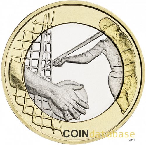5 € Obverse Image minted in FINLAND in 2016 (Sports)  - The Coin Database