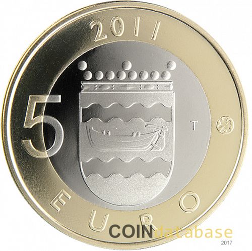 5 € Reverse Image minted in FINLAND in 2011 (Historical Provinces)  - The Coin Database