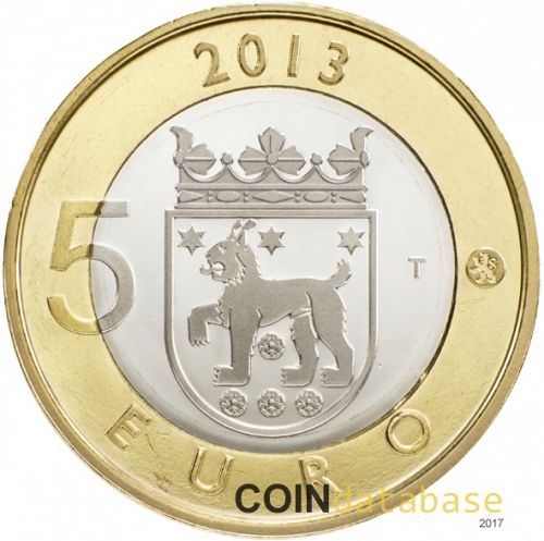 5 € Reverse Image minted in FINLAND in 2013 (Provincial Buildings)  - The Coin Database