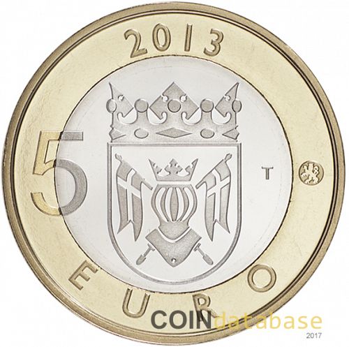 5 € Reverse Image minted in FINLAND in 2013 (Provincial Buildings)  - The Coin Database