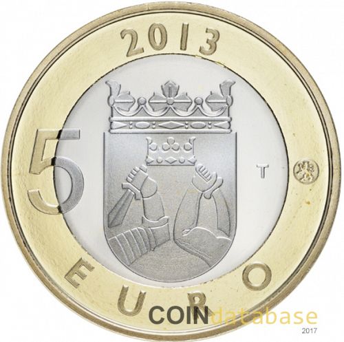 5 € Reverse Image minted in FINLAND in 2013 (Provincial Buildings)  - The Coin Database