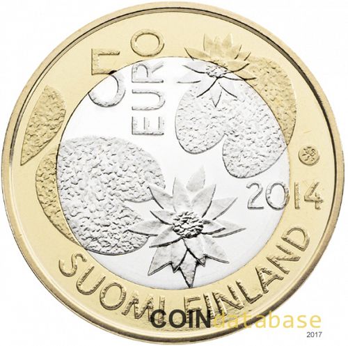 5 € Reverse Image minted in FINLAND in 2014 (Northern Nature)  - The Coin Database