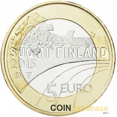 5 € Reverse Image minted in FINLAND in 2015 (Sports)  - The Coin Database