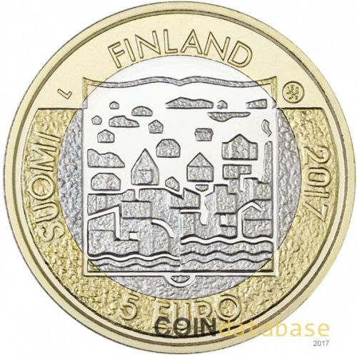 5 € Reverse Image minted in FINLAND in 2017 (Presidents of Finland)  - The Coin Database