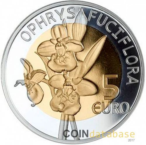 5 Euros Obverse Image minted in LUXEMBOURG in 2012 (Silver and Nordic Gold Coins Series 