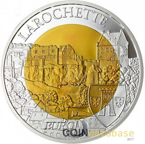 5 Euros Obverse Image minted in LUXEMBOURG in 2014 (Silver Niobium Coins Series 