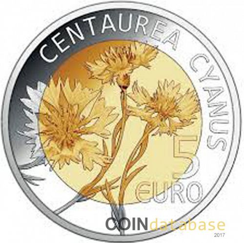5 Euros Obverse Image minted in LUXEMBOURG in 2016 (Silver and Nordic Gold Coins Series 