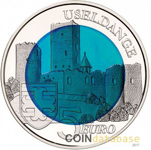 5 Euros Obverse Image minted in LUXEMBOURG in 2017 (Silver Niobium Coins Series 