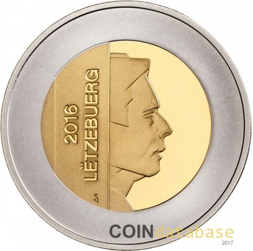 5 Euros Reverse Image minted in LUXEMBOURG in 2016 (Silver and Nordic Gold Coins Series 