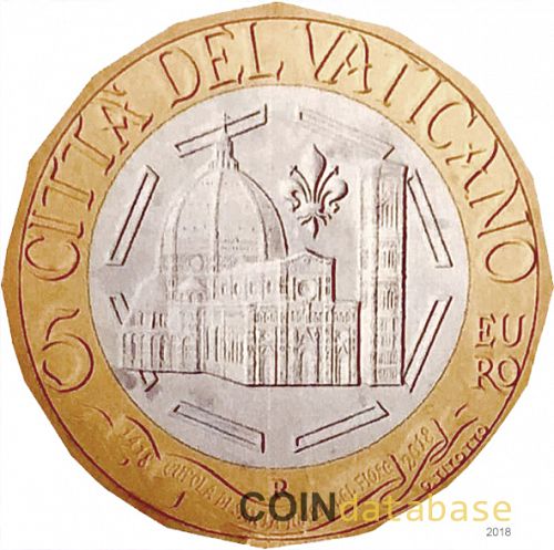 5 € Obverse Image minted in VATICAN in 2018 (FRANCIS)  - The Coin Database