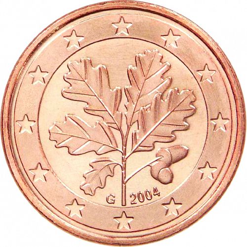 5 cent Obverse Image minted in GERMANY in 2004G (1st Series)  - The Coin Database
