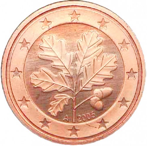 5 cent Obverse Image minted in GERMANY in 2005A (1st Series)  - The Coin Database