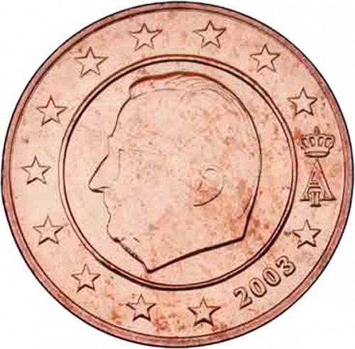 5 cent Obverse Image minted in BELGIUM in 2003 (ALBERT II)  - The Coin Database