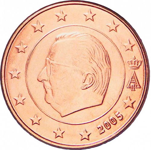 5 cent Obverse Image minted in BELGIUM in 2005 (ALBERT II)  - The Coin Database