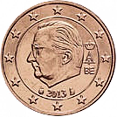5 cent Obverse Image minted in BELGIUM in 2013 (ALBERT II - 3rd Series)  - The Coin Database