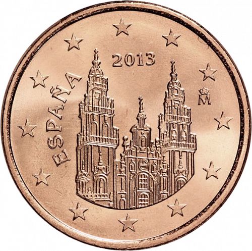 5 cent Obverse Image minted in SPAIN in 2013 (JUAN CARLOS I - 2nd Series)  - The Coin Database