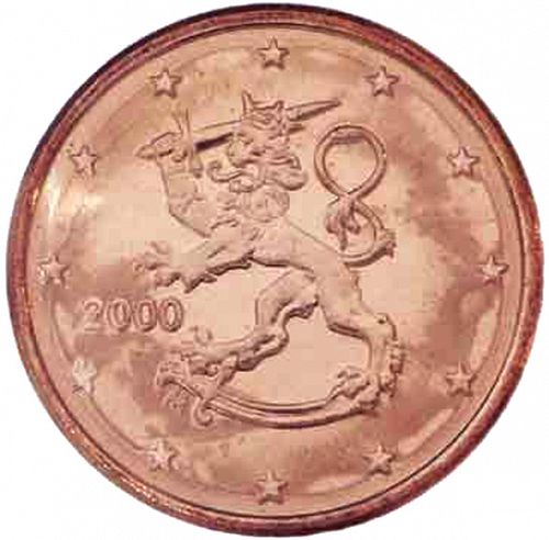 5 cent Obverse Image minted in FINLAND in 2000 (1st Series - M mark)  - The Coin Database