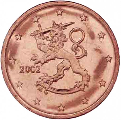 5 cent Obverse Image minted in FINLAND in 2002 (1st Series - M mark)  - The Coin Database