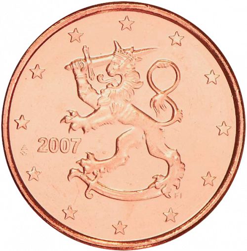 5 cent Obverse Image minted in FINLAND in 2007 (2nd Series - FI mark and Mint Mark added)  - The Coin Database