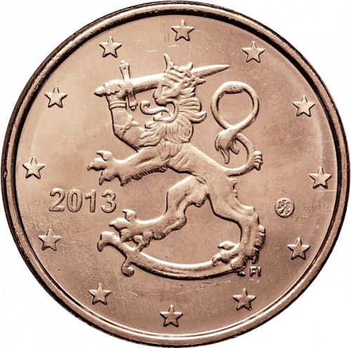 5 cent Obverse Image minted in FINLAND in 2013 (4th - New Mint Mark)  - The Coin Database
