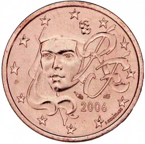 5 cent Obverse Image minted in FRANCE in 2006 (1st Series)  - The Coin Database