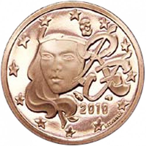 5 cent Obverse Image minted in FRANCE in 2010 (1st Series)  - The Coin Database