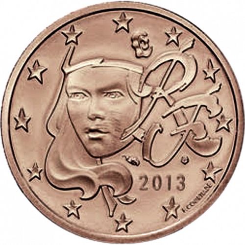 5 cent Obverse Image minted in FRANCE in 2013 (1st Series)  - The Coin Database