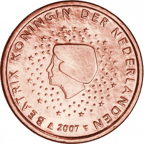 5 cent Obverse Image minted in NETHERLANDS in 2007 (BEATRIX)  - The Coin Database