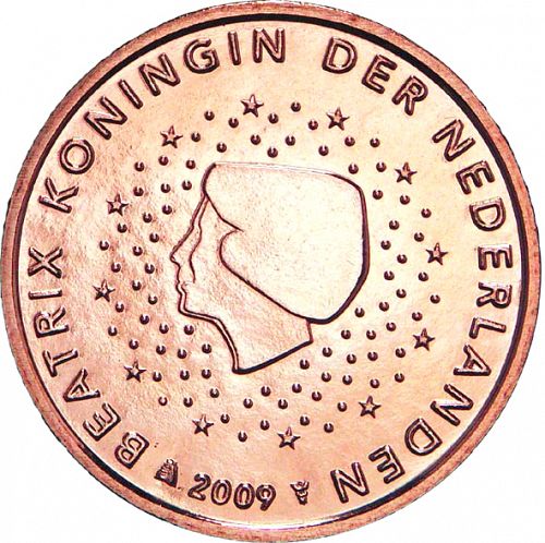 5 cent Obverse Image minted in NETHERLANDS in 2009 (BEATRIX)  - The Coin Database