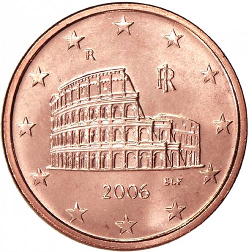 5 cent Obverse Image minted in ITALY in 2006 (1st Series)  - The Coin Database