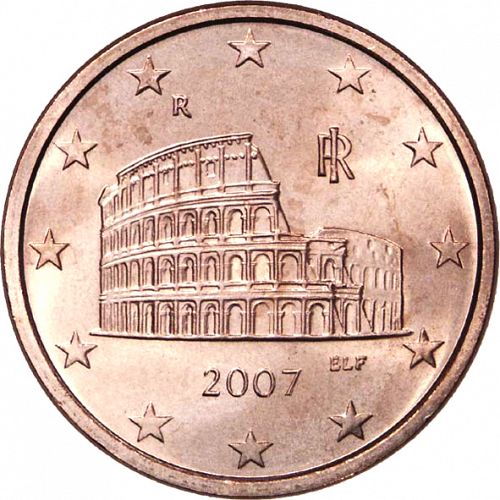 5 cent Obverse Image minted in ITALY in 2007 (1st Series)  - The Coin Database