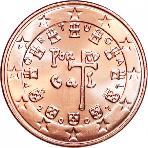 5 cent Obverse Image minted in PORTUGAL in 2007 (1st Series)  - The Coin Database
