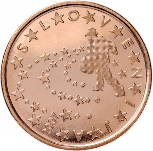 5 cent Obverse Image minted in SLOVENIA in 2007 (1st Series)  - The Coin Database