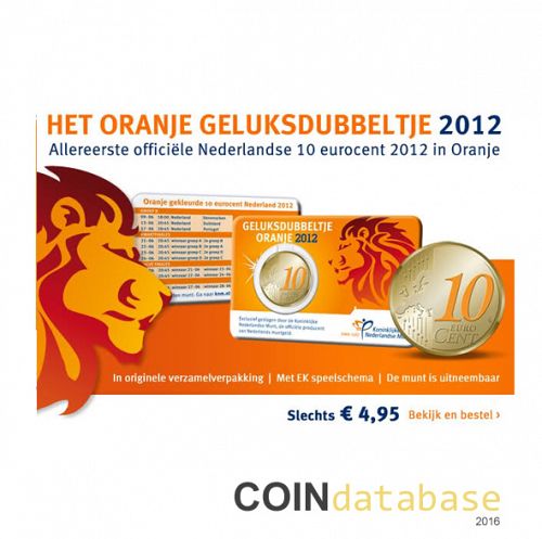 Set Reverse Image minted in NETHERLANDS in 2012 (10ct Coincard BU)  - The Coin Database
