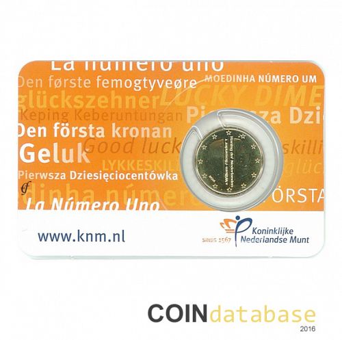 Set Reverse Image minted in NETHERLANDS in 2014 (10ct Coincard BU)  - The Coin Database