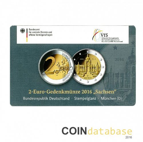 Set Obverse Image minted in GERMANY in 2016D (2€ Coincard BU)  - The Coin Database