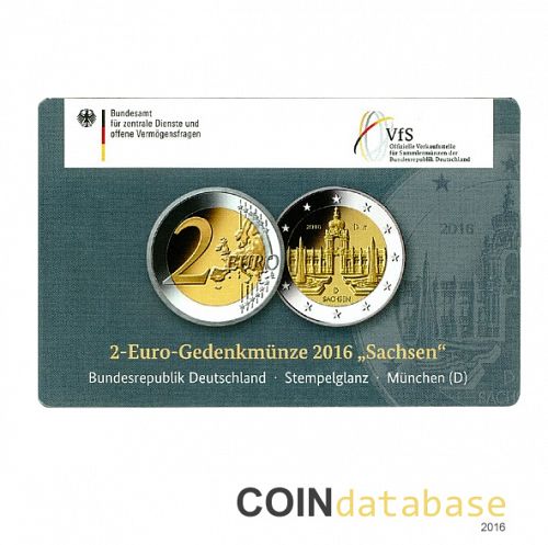 Set Obverse Image minted in GERMANY in 2016D (2€ Coincard BU)  - The Coin Database