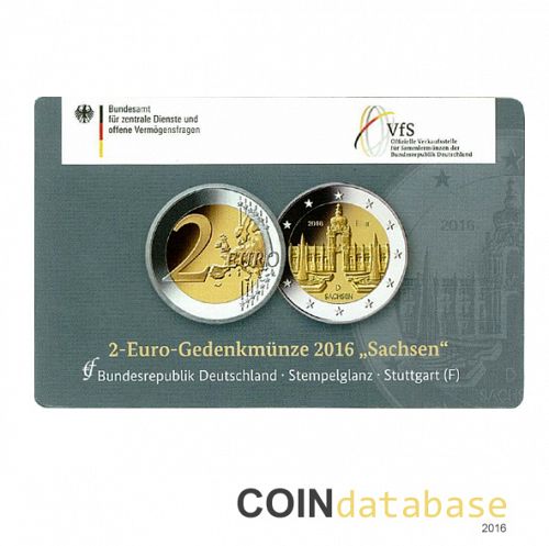 Set Obverse Image minted in GERMANY in 2016F (Numismata - 2€ Coincard BU)  - The Coin Database