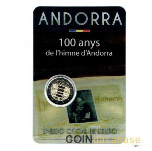 Set Obverse Image minted in ANDORRA in 2017 (2€ Coincard BU)  - The Coin Database