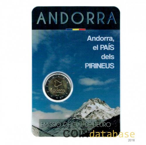 Set Obverse Image minted in ANDORRA in 2017 (2€ Coincard BU)  - The Coin Database