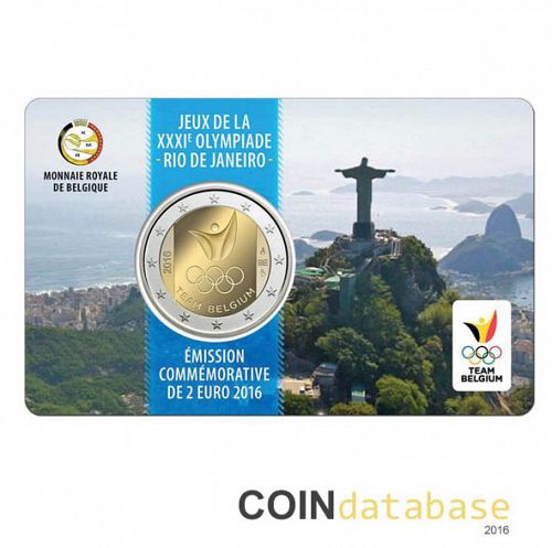 Set Obverse Image minted in BELGIUM in 2016 (2€ Coincard BU)  - The Coin Database