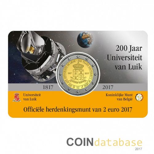 Set Obverse Image minted in BELGIUM in 2017 (2€ Coincard BU)  - The Coin Database