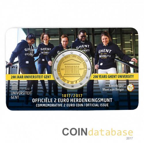 Set Obverse Image minted in BELGIUM in 2017 (2€ Coincard BU)  - The Coin Database